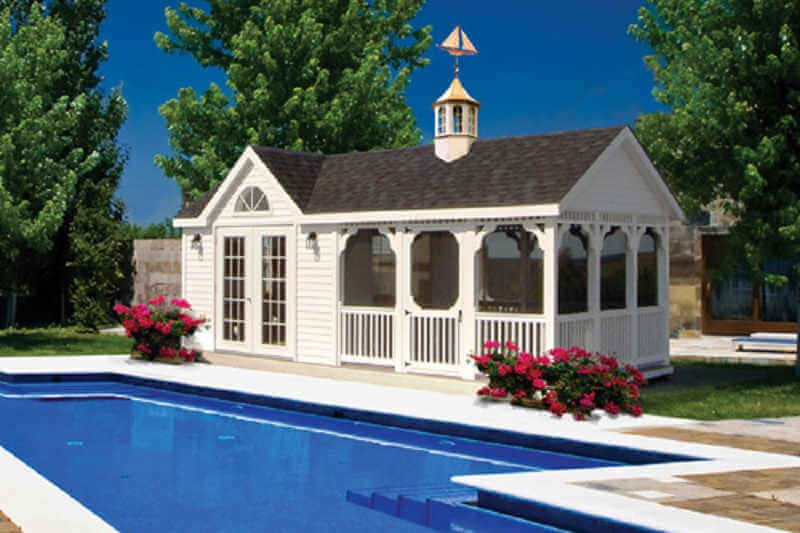 Gazebo Depot | Gazebo Pool House (Rectangle), Gazebo Pool ...